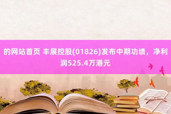 的网站首页 丰展控股(01826)发布中期功绩，净利润525.4万港元